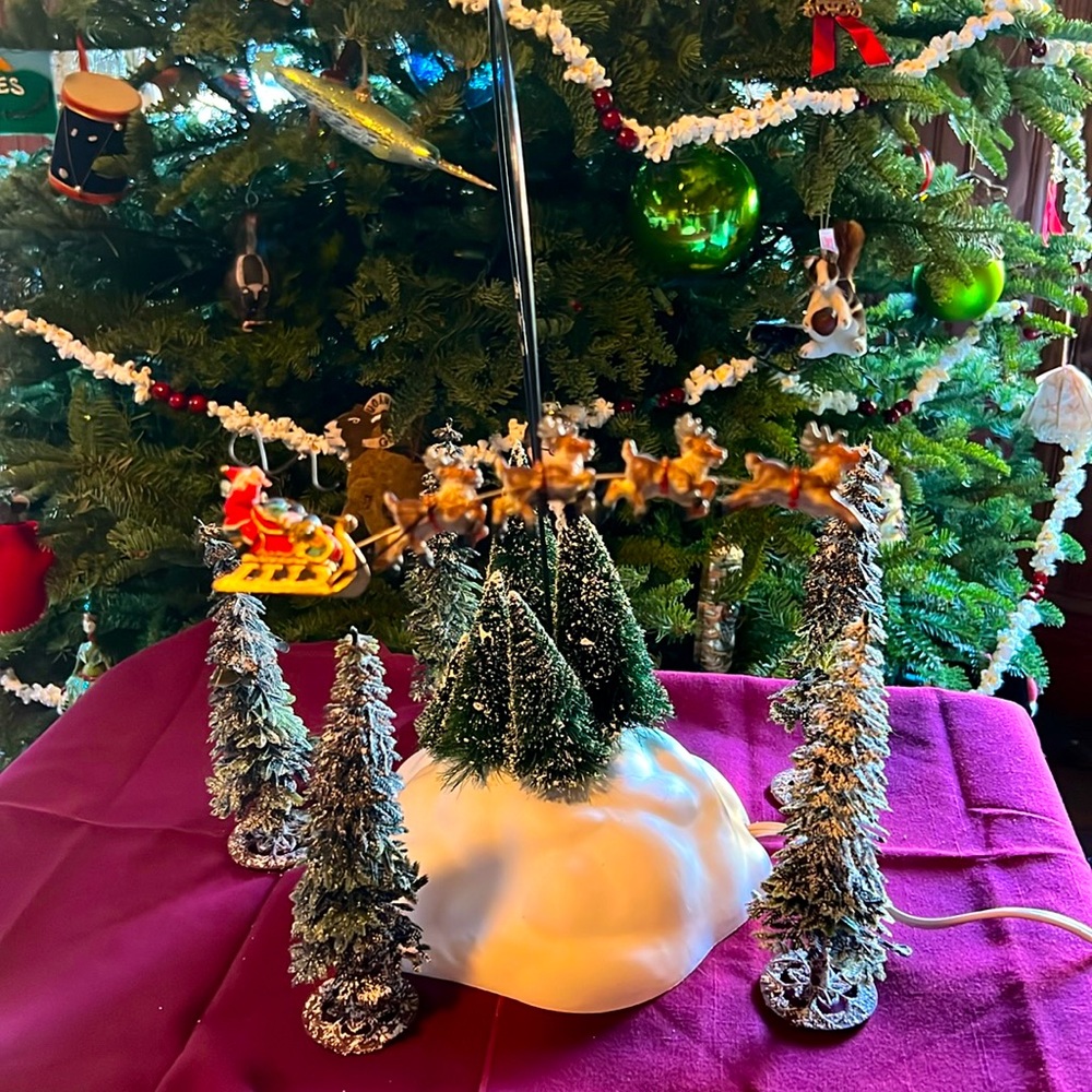 Animated Reindeer and Santa for  Christmas Display
